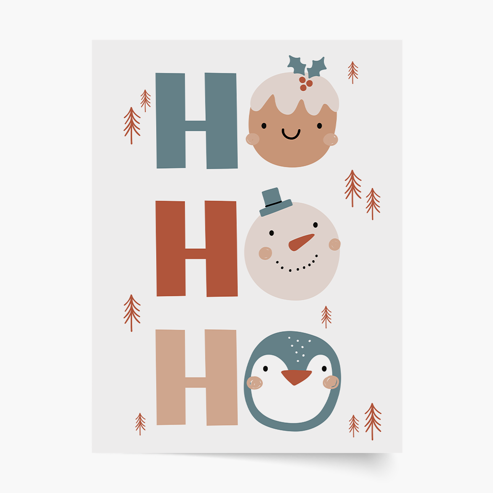 Plakat, XMAS: Ho ho ho, 20x30