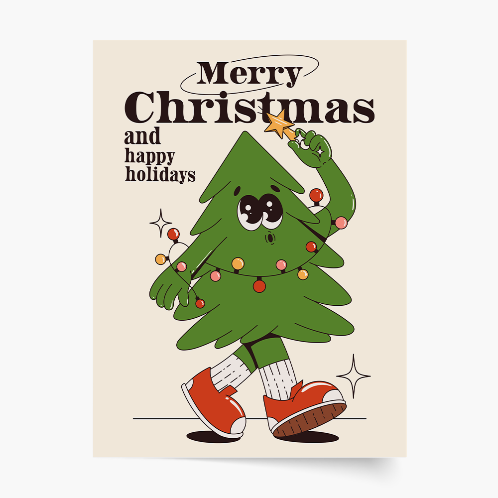 Plakat, XMAS: Tree, 70x100