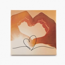 Album na zdjęcia wklejane wklejany HEART, 60 stron, 29x32 cm