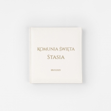 Album skórzany Komunia, 22x22 cm