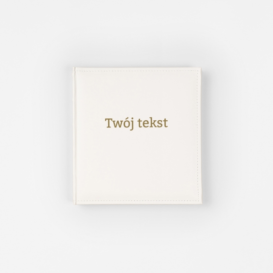 Album skórzany Twój tekst, 22x22 cm