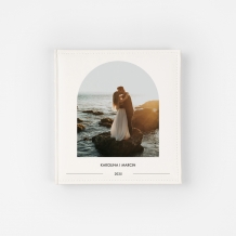 Album skórzany W łuku, 24x24 cm