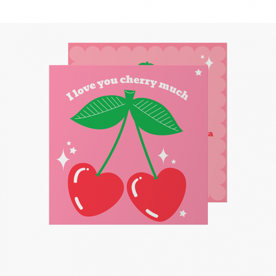 Fotokartki Kolekcja I love you cherry much, 14x14 cm