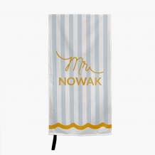 Ręcznik Mr&Mrs - wersja 1, M, 50x100 cm