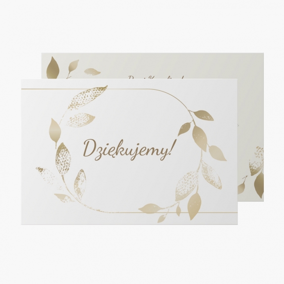 Fotokartka Dziękujemy, 15x10 cm