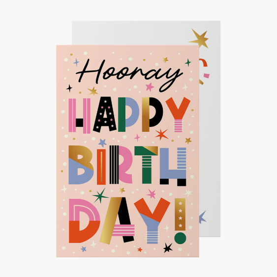 Fotokartka Happy Birthday, 10x15 cm