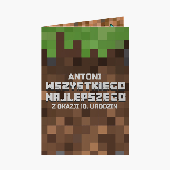 Fotokartki Dla Niego: Pixele, 20x30 cm