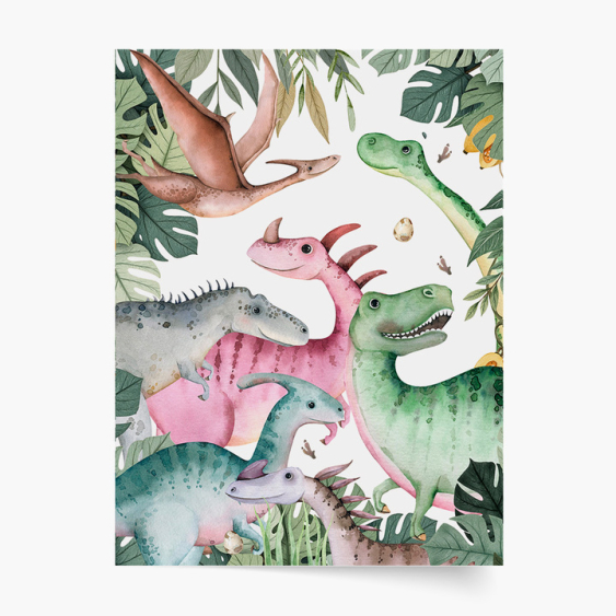 Plakat, Dinozaury 4, 30x40