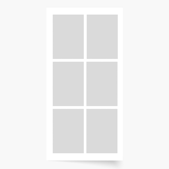 Plakat, Panorama Układ 6 zdjęć, 60x120