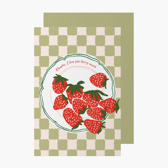 Fotokartki Strawberries, 10x15 cm