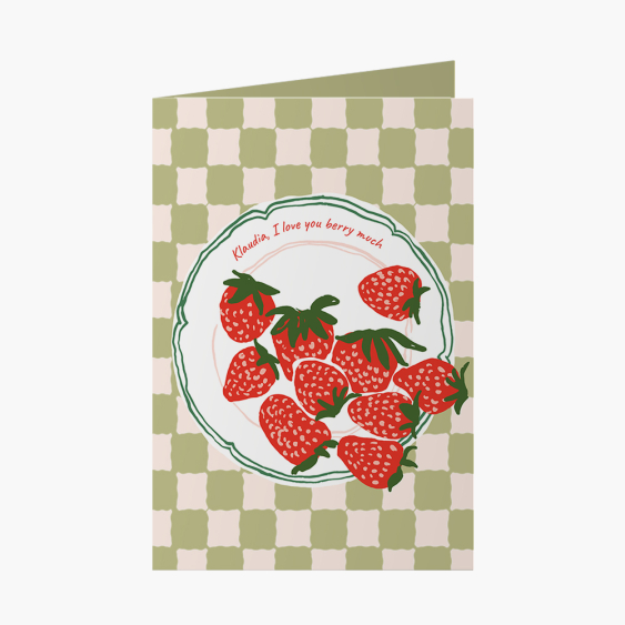 Fotokartki Strawberries, 20x30 cm