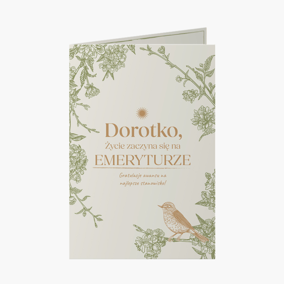 Fotokartki Emerytura, 20x30 cm