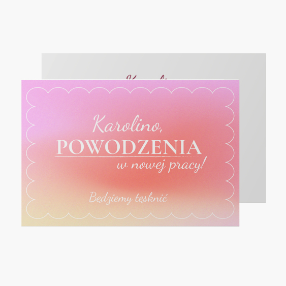 Fotokartka Nowa Praca, 15x10 cm