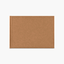 Album na zdjęcia wklejane KSIĄŻKOWY WRINKLED 36 stron BRĄZOWY, 24x17 cm