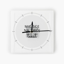 Zegar, Twój napis 1