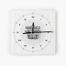 Zegar, Twój napis 2