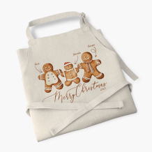 Fartuch Joyful Time Gingerbread, lniany