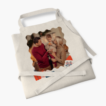 Fartuch Joyful Time Santa, lniany