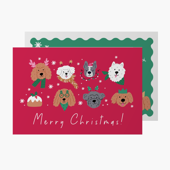 Fotokartka Joyful Time Dog, 15x10 cm