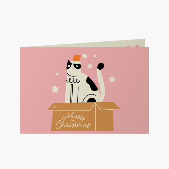 Fotokartki Joyful Time Cat, 15x10 cm