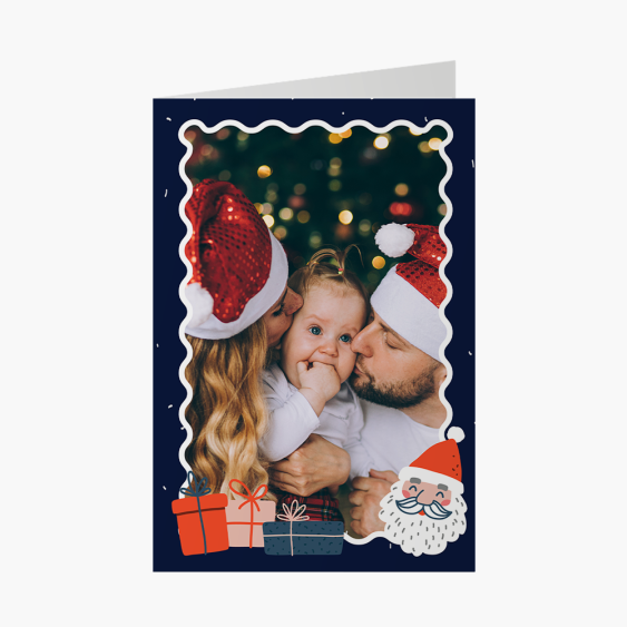 Fotokartka Joyful Time Santa, 10x15 cm