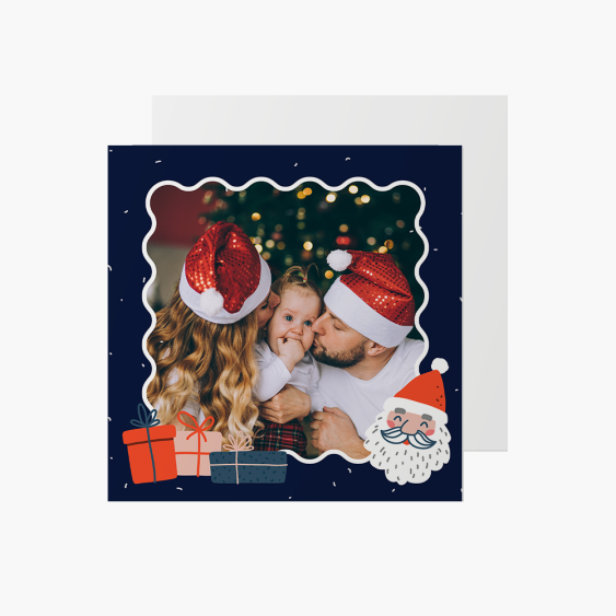 Fotokartki Joyful Time Santa, 14x14 cm
