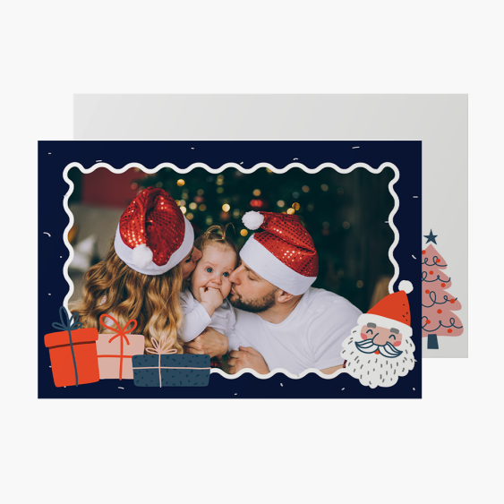 Fotokartka Joyful Time Santa, 15x10 cm