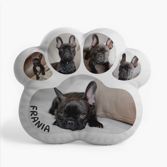 Poduszka 3D personalizowana, Welur, Paw, 44x44 cm