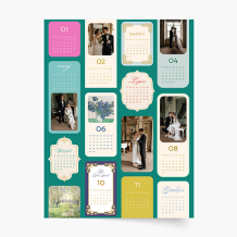 Kalendarz jednostronny, Royal Moments, 50x70 cm