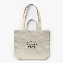 Torba płócienna z podwójnymi uszami, 38x42x10, Emotional Baggage