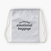 Plecak-worek, 30x38, Emotional Baggage