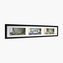 Ramka na zdjęcie panoramiczna 15x90 czarna, 15x90 cm