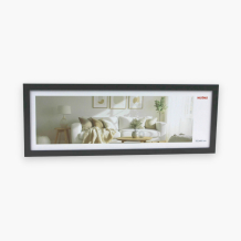 Ramka na zdjęcie panoramiczna 20x60 czarna, 20x60 cm