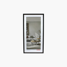 Ramka na zdjęcie panoramiczna 80x40 czarna, 80x40 cm