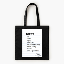 Torba bawełniana, 38x42, Today Vibes