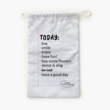 Worek na kapcie, 30x45, Today Vibes