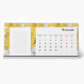 Kalendarz biurkowy, Botaniczny, 22x10 cm