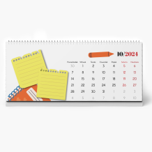 Kalendarz biurkowy, Back To School, 22x10 cm