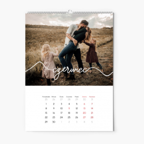 Kalendarz ścienny, Rodzina, 30x40-A3 cm