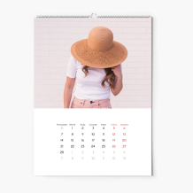 Kalendarz ścienny, Twój projekt kalendarza, 20x30-A4 cm