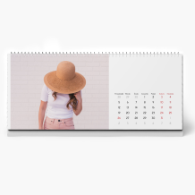 Kalendarz biurkowy, Twój projekt biurkowy, 22x10 cm