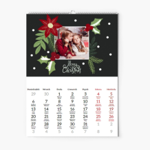 Kalendarz ścienny, Elegancki, 30x40-A3 cm