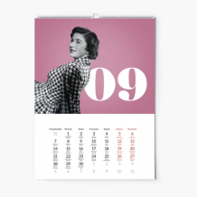 Kalendarz ścienny, Retro, 30x40-A3 cm