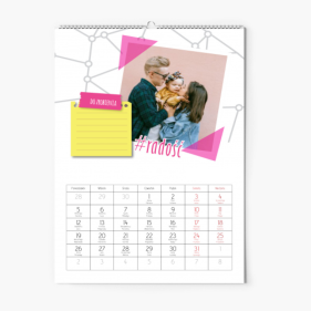 Kalendarz ścienny, Zaplanuj sobie rok, 30x40-A3 cm