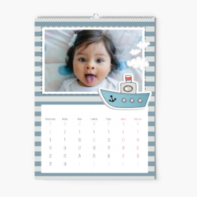 Kalendarz ścienny, Dziecięce przygody, 30x40-A3 cm