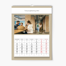 Kalendarz ścienny, Kalendarz firmowy, 30x40-A3 cm