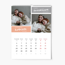 Kalendarz ścienny, Dziękuję Ci Mamo, 30x40-A3 cm