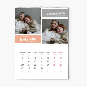 Kalendarz ścienny, Dziękuję Ci Mamo, 30x40-A3 cm