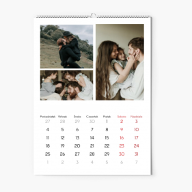 Kalendarz ścienny, Twój kalendarz rodzinny , 30x40-A3 cm