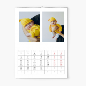 Kalendarz ścienny, Twój kalendarz dziecięcy, 20x30-A4 cm